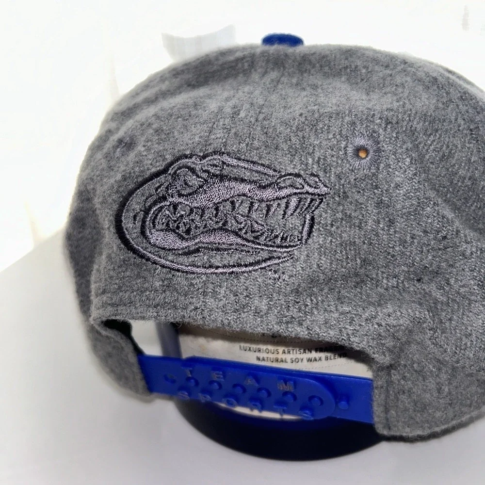 VINTAGE Nike Florida‎ Gators Wool 90s Snap Back Gray Blue UF College Football